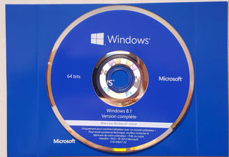 Bahasa Perancis Microsoft Windows Softwares 8.1 Pro OEM penuh Pack 64/32 Bit
