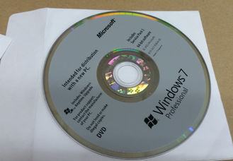 OEM Genuine Microsoft Windows 7 Professional 32 Bit / 64 Bit Full Version BOX dengan bahasa Inggris dan Perancis