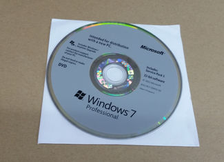 OEM Genuine Microsoft Windows 7 Professional 32 Bit / 64 Bit Full Version BOX dengan bahasa Inggris dan Perancis