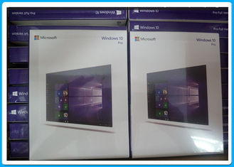 32 bit / 64 bit Microsoft Windows 10 Pro Software Retail Box Windows 10 profesional
