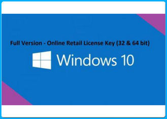Microsoft Windows profesional 64 Bit 10 perangkat lunak DVD + dukungan utama Korea / Perancis / Inggris