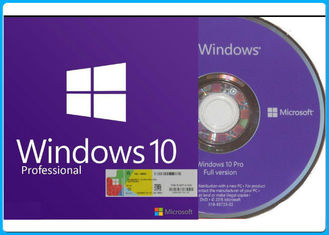 Versi bahasa Inggris Microsoft Windows 10 Pro Software 64 Bit Eniune Lisensi Lifetime Warranty