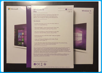 Windows 10 Retail Box, Full Version Win 10 Pro 32 bit 64 bit Coa Sticker + Usb Flash