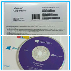 Multi lanuage Microsoft Windows 10 Pro Software, Win10 pro DVD lisensi OEM COA