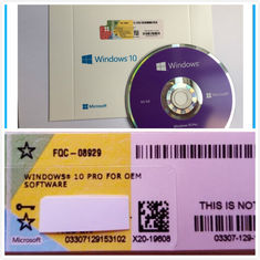 Windows 10 Pro Software OEM Box DVD dengan Lisensi coa, aktivasi online