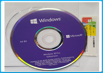 32/64 Bits Windows 10 DVD, Win 10 OEM kotak OEM Inggris / Perancis / Italia