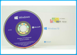 Versi Penuh Microsoft Windows 10 Win Pro 64 Bit System Builder OEM DVD French
