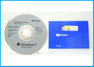 Kunci Asli Microsoft Windows 7 Pro OEM Kunci 64 Bit DVD / COA License