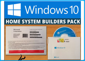 Asli Windows 10 Home 32 / 64BIT DVD System Builder + OEM COA License Key Sticker