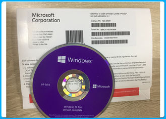 Original Microsoft Windows 10 Pro Software Paket OEM 64BIT FQC-08981 Versi Spanyol