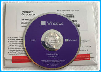 Versi lengkap Microsoft Windows 10 Pro Software Geniune Win 10 Pro 32bit DVD 64bit Paket OEM Activation online Internet