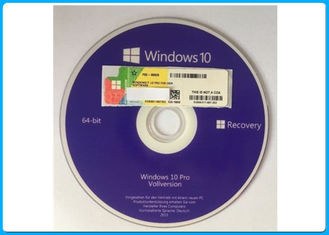 Asli Microsoft Windows 10 Pro Software OEM Box 64 Bit DVD / COA License Key