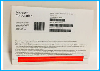 Profesional Asli Microsoft Windows 10 Pro Oem 64 Bit Versi DVD 1703