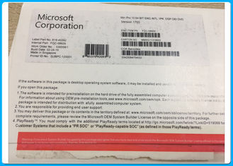 Profesional Asli Microsoft Windows 10 Pro Oem 64 Bit Versi DVD 1703