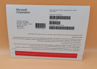Windows 10 profesional 64 bit DVD OEM Coa Key License asli 100% Bahasa Arab FQC -08983