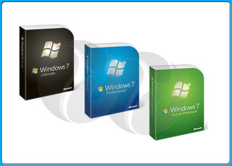 Microsoft Windows 7 Pro Box Retail menang 7 rumah premium 32 bit / 64 bit