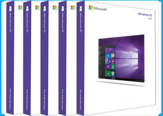Inggris / Perancis / Korea 32 / 64bit Microsoft Windows 10 Pro Software dengan USB OEM garansi seumur hidup kunci