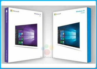 Microsoft Windows 10 Professional Lifetime aktivasi lisensi OEM 64 bit paket ritel versi UK / USA