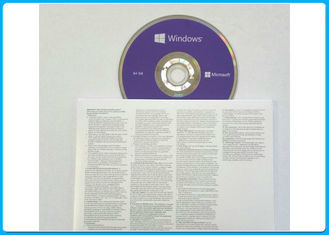 64 Bit DVD OEM Lisensi Microsoft Windows 10 Pro Software, win10 pro / Home oem pack