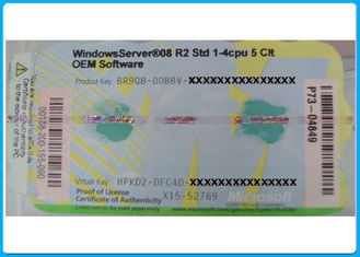 Jendela server 2008 r2 standar 64 Bit 5 CAL MS WIN (1 - 4 CPU + 5 Pengguna CAL License)