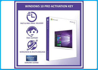 Windows 10 kotak ritel 64 Bit Microsoft Windows 10 Pro Software 100% aktivasi online