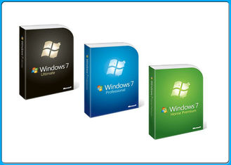 Microsoft Windows 7 Pro Retail Box Windows 7 Ultimate penuh 32 Bit 64 Bit DVD garansi seumur hidup